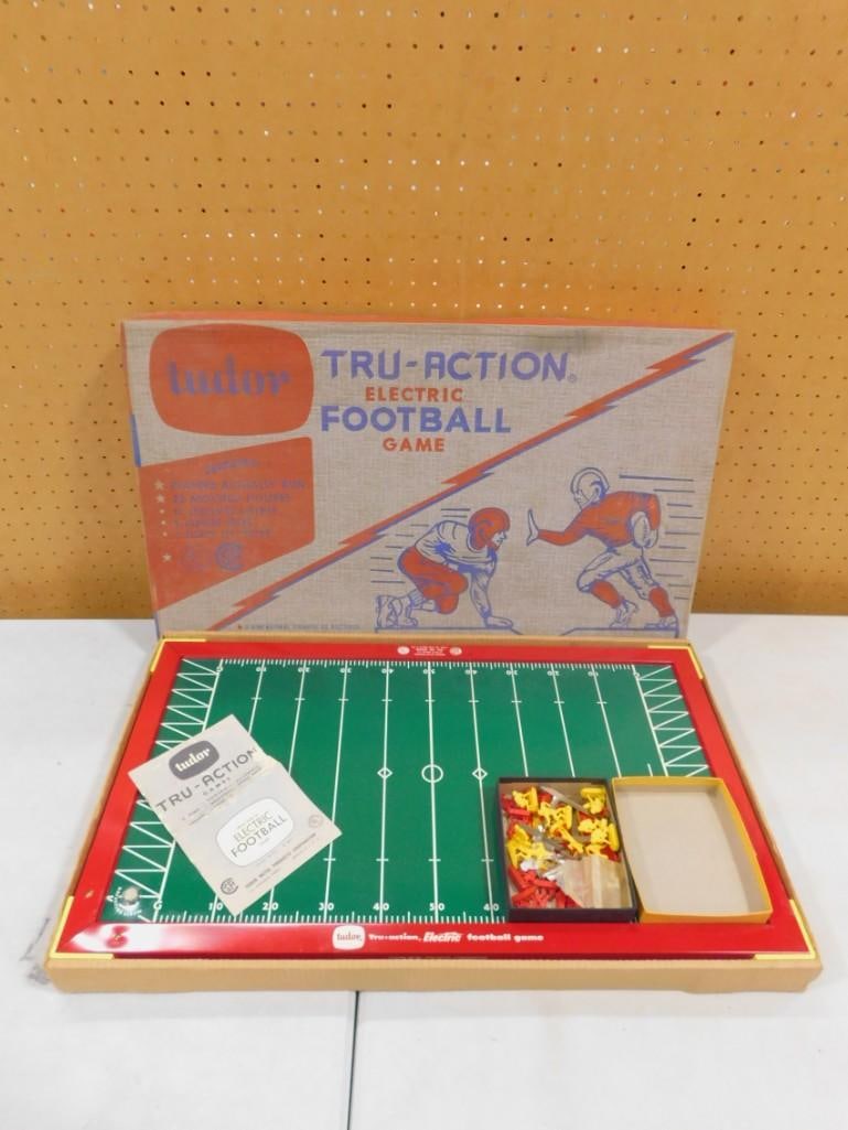 Tudor Tru-Action Electric Football Game: Tudor Tru-Action Electric Football Game All pictures are considered part of the description and should be examined carefully by bidders. Live Auctioneers is now offering Live Shipping through them. Th