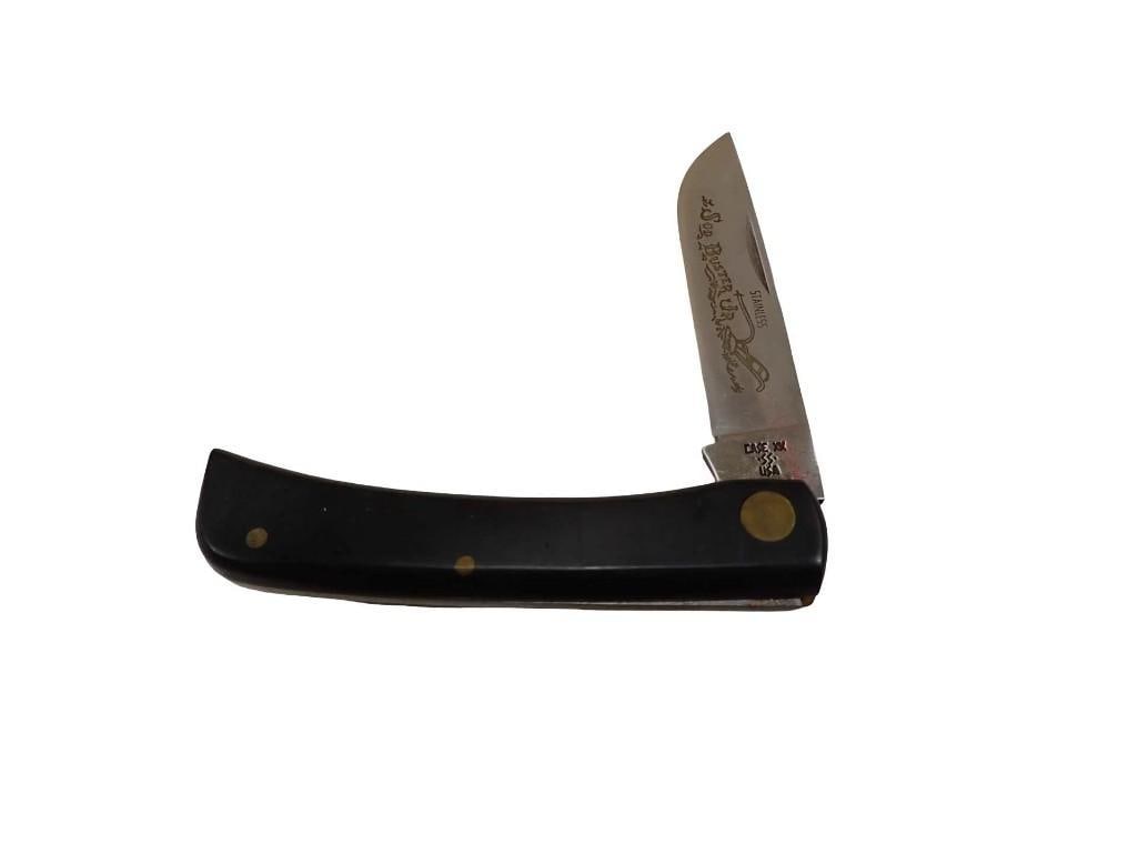 Case XX Sod Buster Jr Single Blade Pocket Knife: Case XX Sod Buster Jr Single Blade Pocket Knife All pictures are considered part of the description and should be examined carefully by bidders. Live Auctioneers is now offering Live Shipping throug