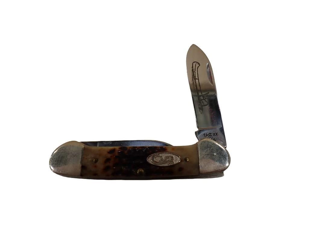 Case XX Canoe Knife: Case XX Canoe Knife All pictures are considered part of the description and should be examined carefully by bidders. Live Auctioneers is now offering Live Shipping through them. This is an optional