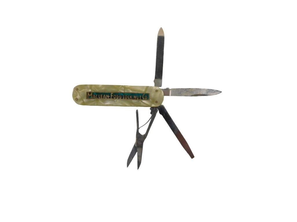 Kan-der 4 Blade Advertising Pocket Knife: Kan-der 4 Blade Advertising Pocket Knife All pictures are considered part of the description and should be examined carefully by bidders. Live Auctioneers is now offering Live Shipping through them.