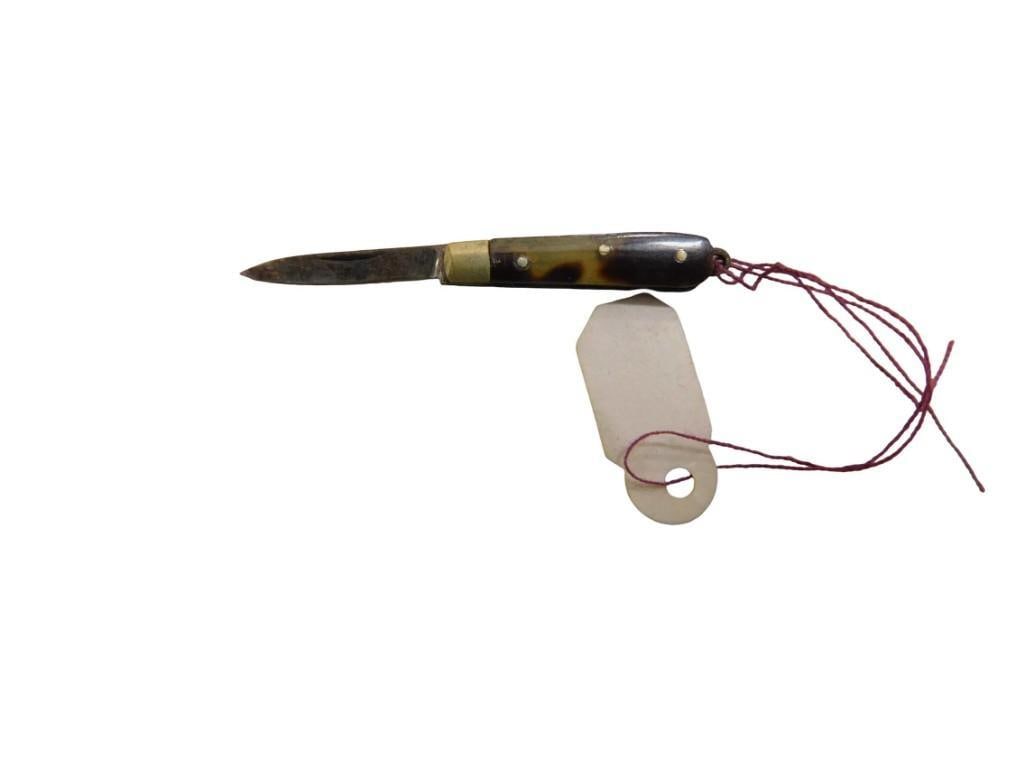 Miniature Single Blade Pocket Knife Tiny (1 of 3)