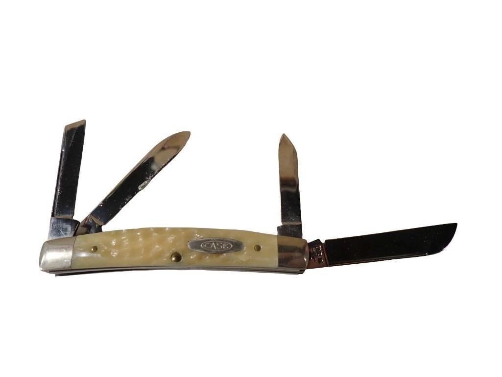 Case XX 3 Blade Pocket Knife: Case XX 3 Blade Pocket Knife All pictures are considered part of the description and should be examined carefully by bidders. Live Auctioneers is now offering Live Shipping through them. This is an