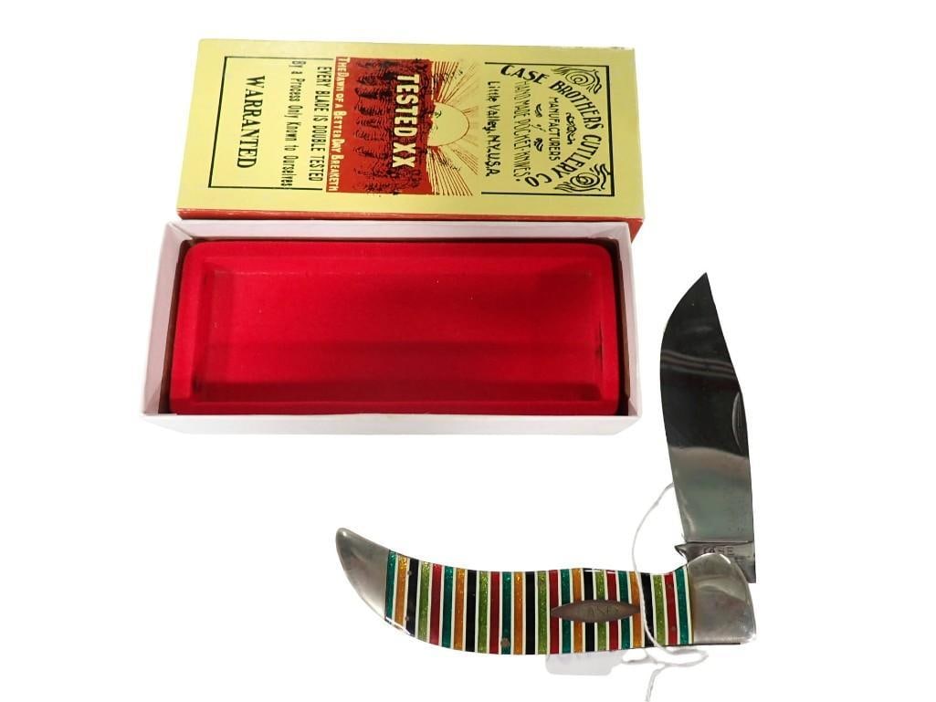 Case XX Single Blade Large Pocket Knife 71072 New in Original Box: Case XX Single Blade Large Pocket Knife 71072 New in Original Box All pictures are considered part of the description and should be examined carefully by bidders. Live Auctioneers is now offering Li