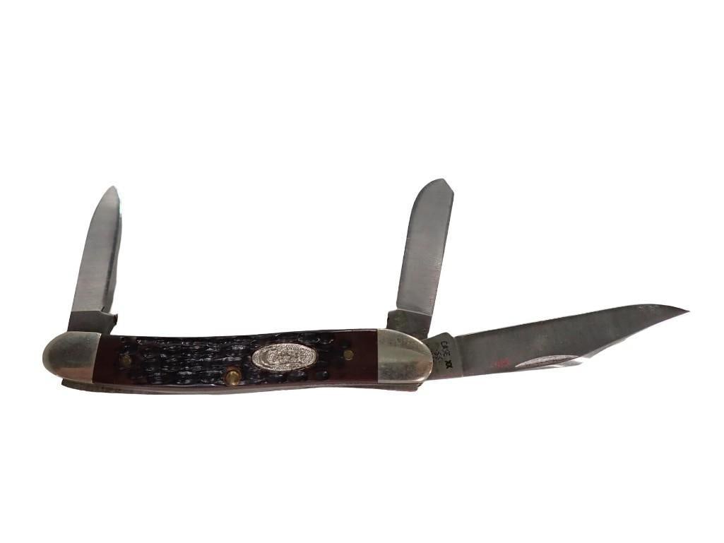 Case XX 3 Blade Pocket Knife: Case XX 3 Blade Pocket Knife All pictures are considered part of the description and should be examined carefully by bidders. Live Auctioneers is now offering Live Shipping through them. This is an