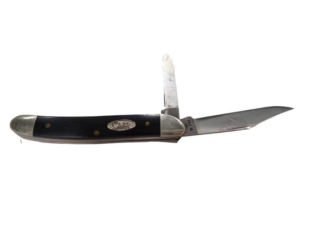 Case XX 2 Blade Pocket Knife: Case XX 2 Blade Pocket Knife All pictures are considered part of the description and should be examined carefully by bidders. Live Auctioneers is now offering Live Shipping through them. This is an