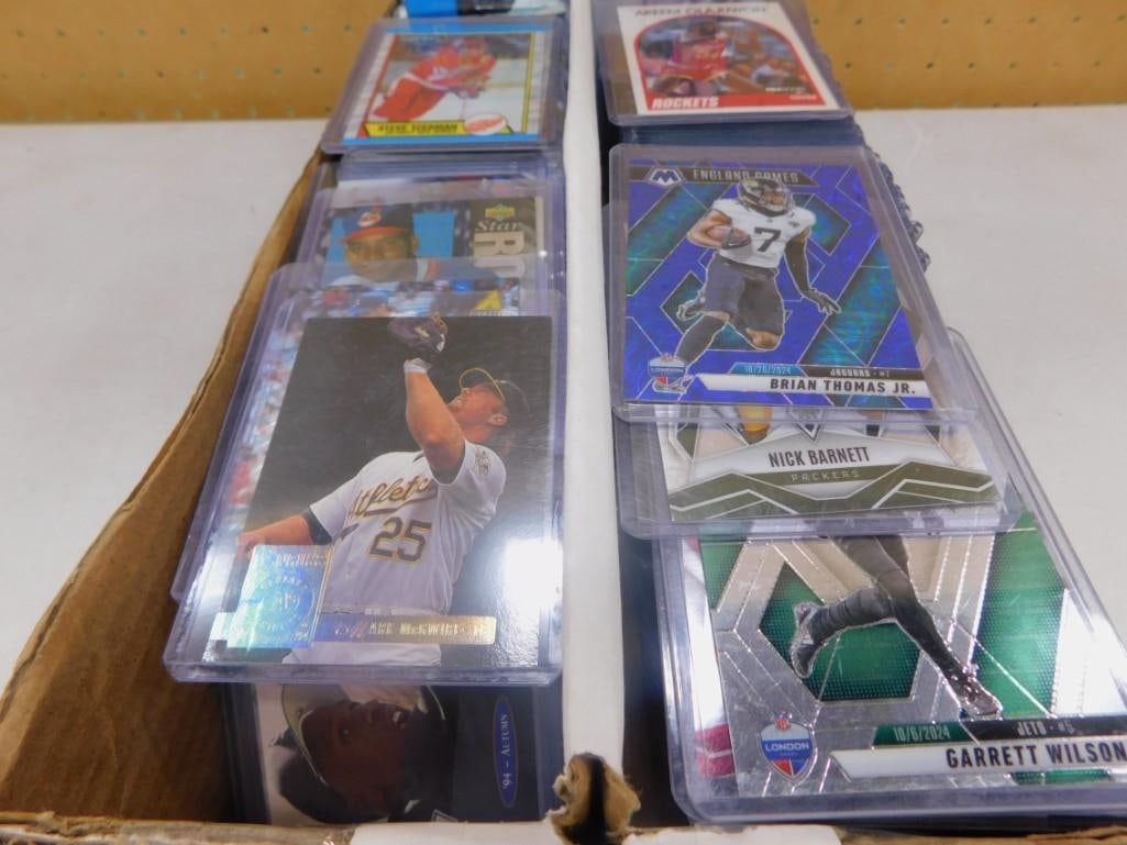 Large Box of Sports Cards incl Football Cards and Baseball Cards - 4