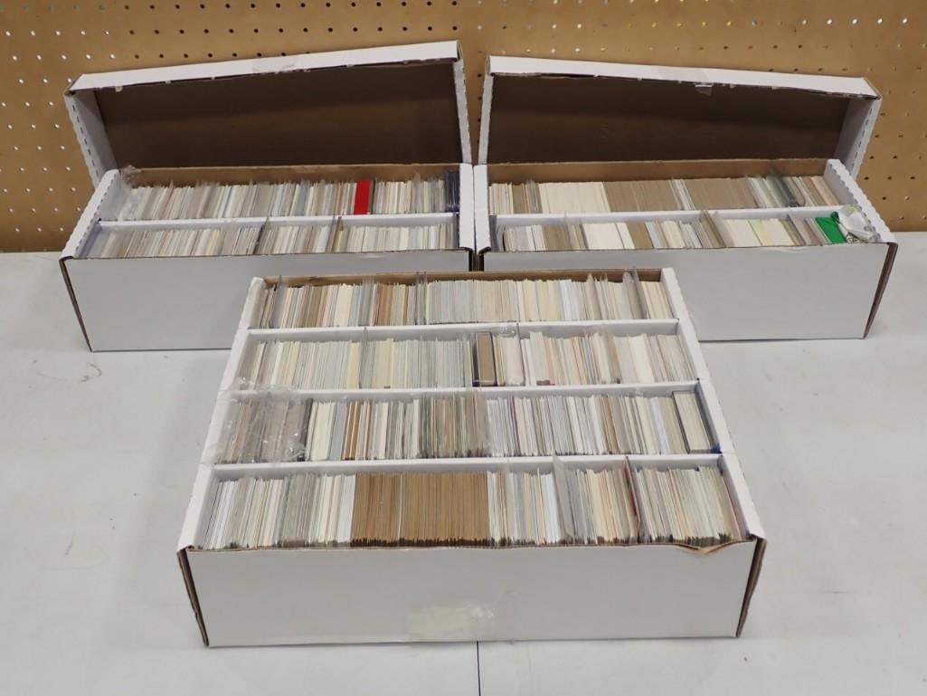 3 Boxes of Sports Cards incl Baseball Cards: 3 Boxes of Sports Cards incl Baseball Cards All pictures are considered part of the description and should be examined carefully by bidders. Live Auctioneers is now offering Live Shipping through th