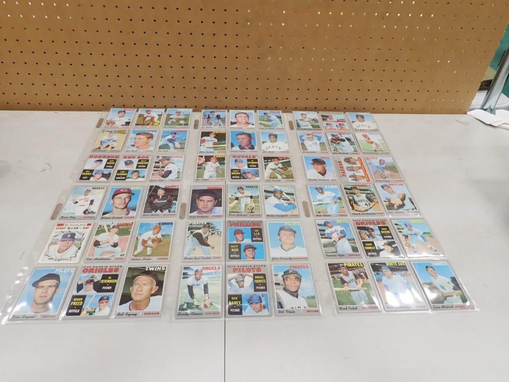 1970 Topps Baseball Cards 54 Total incl Sparky Anderson - HOF, Hoyt Willhelm - HOF, Bill Buckner - R: 1970 Topps Baseball Cards 54 Total incl Sparky Anderson - HOF, Hoyt Willhelm - HOF, Bill Buckner - RC, Bill Russell RC. Nice clean cards. All pictures are considered part of the description an