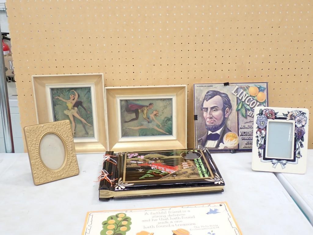 Asian Style Scrapbook, Picture Frames, Small Framed Pictures (1 of 9)