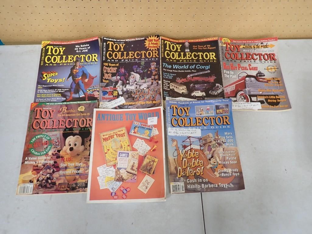 Lot of Toy Collector and Price Guide Magazines, Etc: Lot of Toy Collector and Price Guide Magazines, Etc All pictures are considered part of the description and should be examined carefully by bidders. Live Auctioneers is now offering Live Shipping th