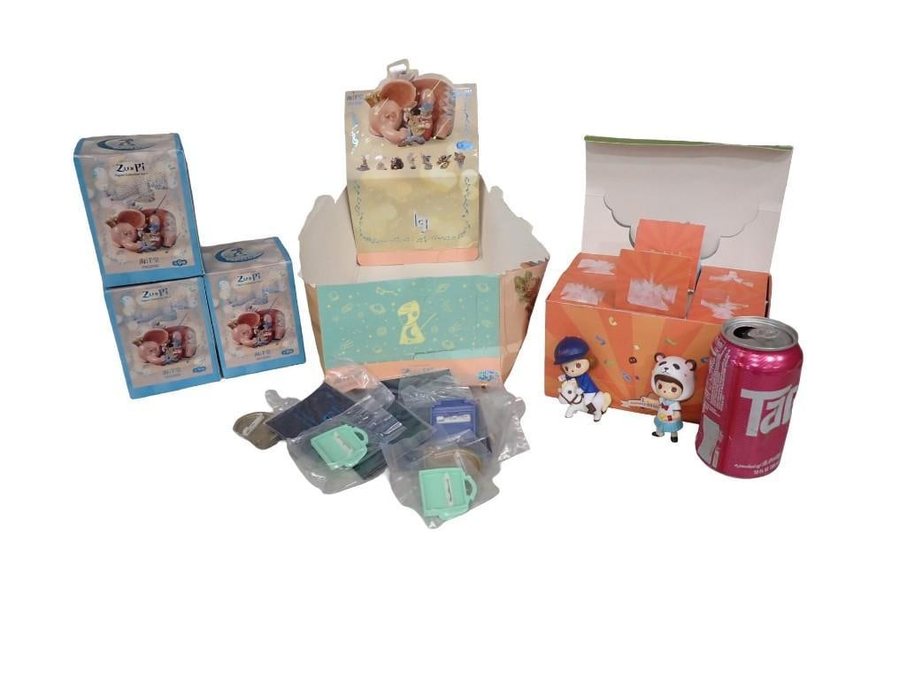 Toy Figures New in Box incl Zu & Pi and Bobbi: Toy Figures New in Box incl Zu & Pi and Bobbi All pictures are considered part of the description and should be examined carefully by bidders. Live Auctioneers is now offering Live Shipping throug