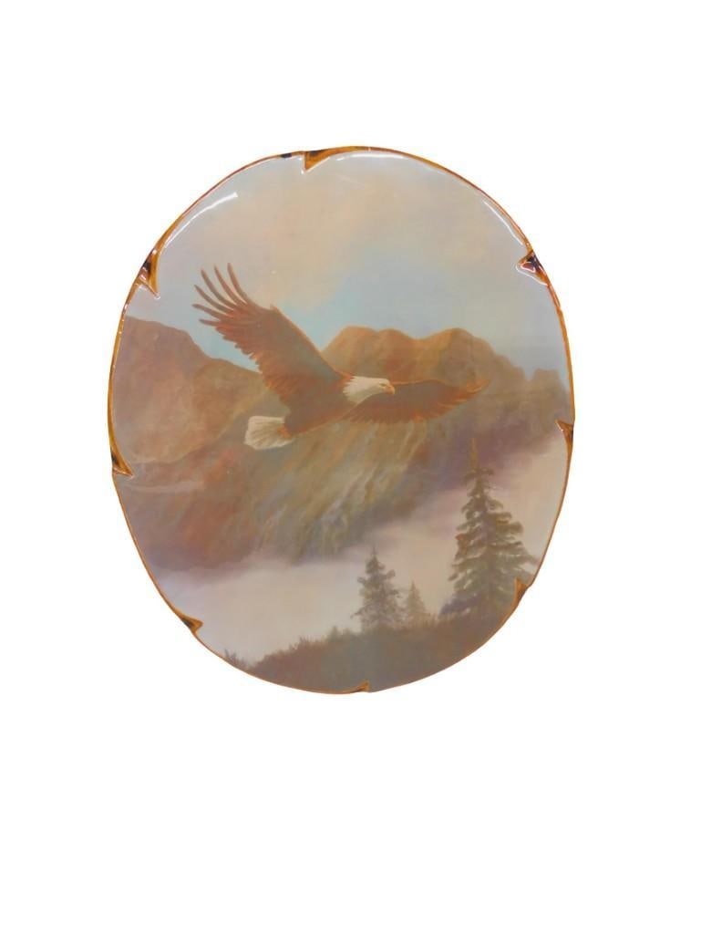 Eagle Wall Art Plaque: Eagle Wall Art Plaque All pictures are considered part of the description and should be examined carefully by bidders. Live Auctioneers is now offering Live Shipping through them. This is an optiona