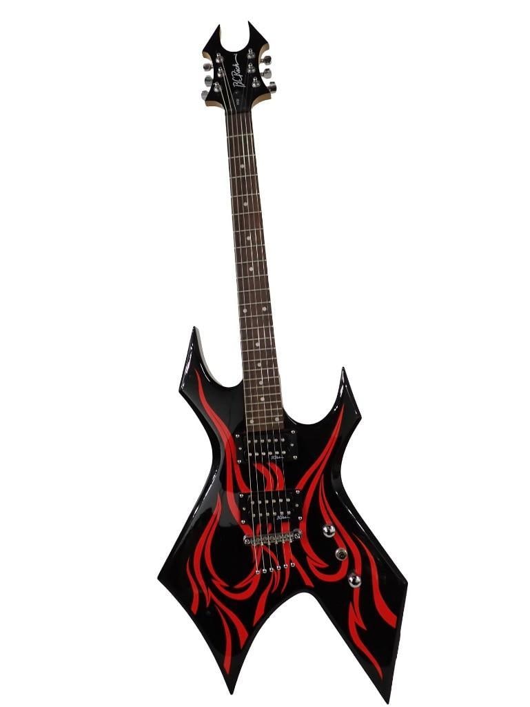 B.C. Rich Kerry King Red Tribal Warlock Electric Guitar Plays and Works Great! (1 of 8)