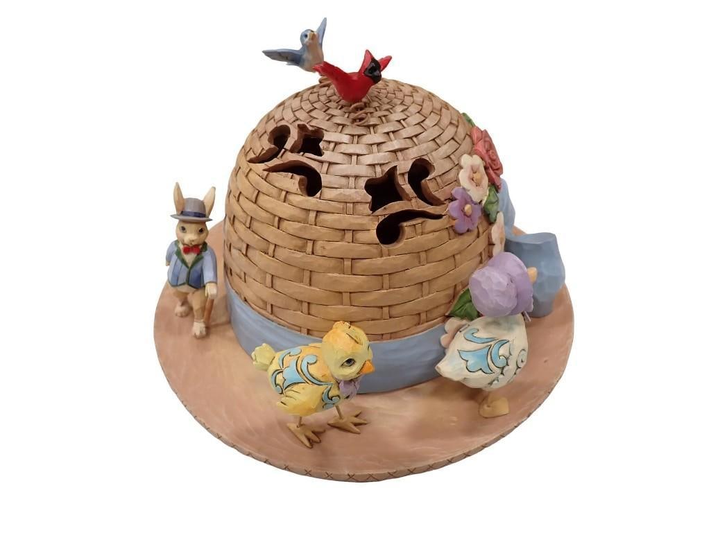 Jim Shore 2017 Bonnet of Easter Blessings Heartwood Creek Figure Lights Up and Works (1 of 7)