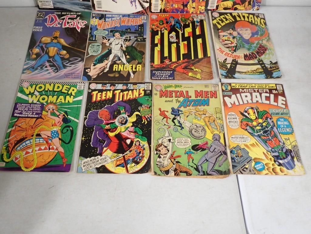 Comic Books including The Flash, Zero Hour, Dr. Fate, Wonder Woman, Teen Titans, Mister Miracle, etc - 4
