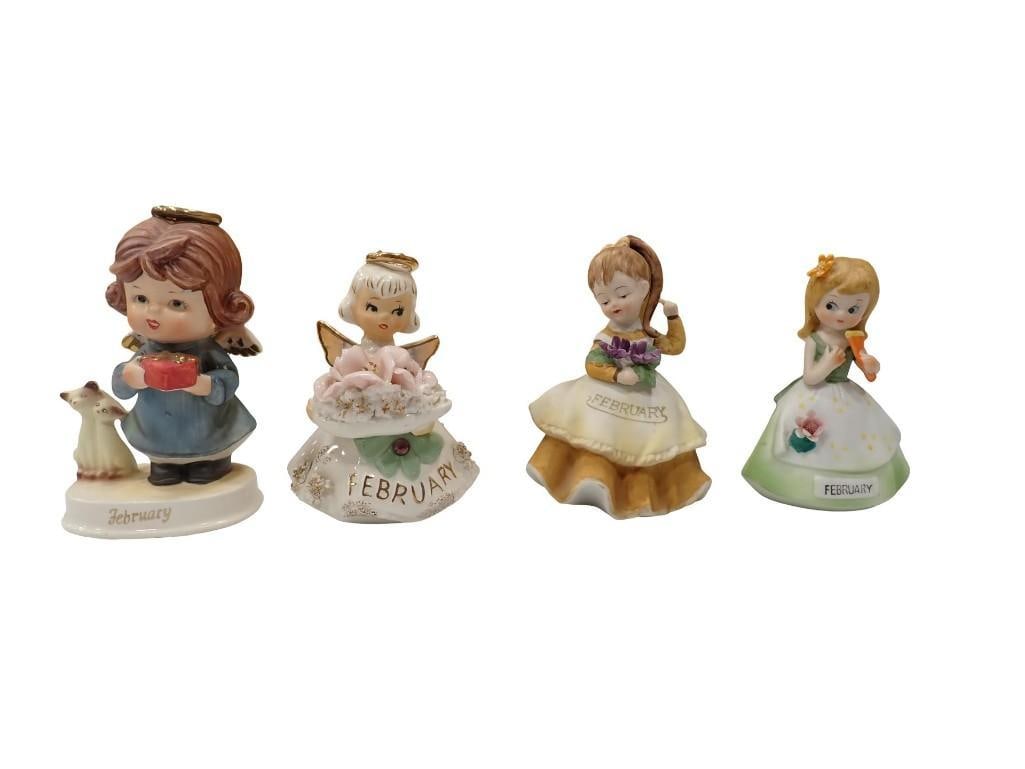 4 Porcelain Figurines incl 1 Napcoware and 3 Lefton (1 of 14)