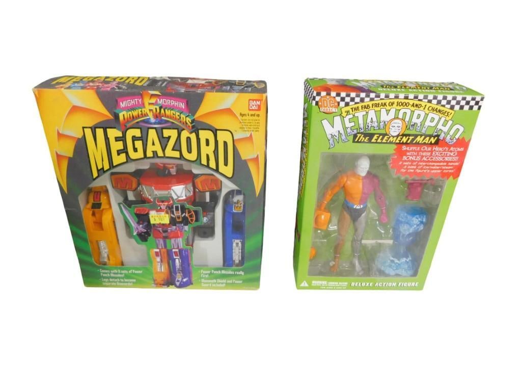 Mighty Morphin Power Rangers Megazord Ban Dai Figure and Metamorpho The Element Man Figure (1 of 4)