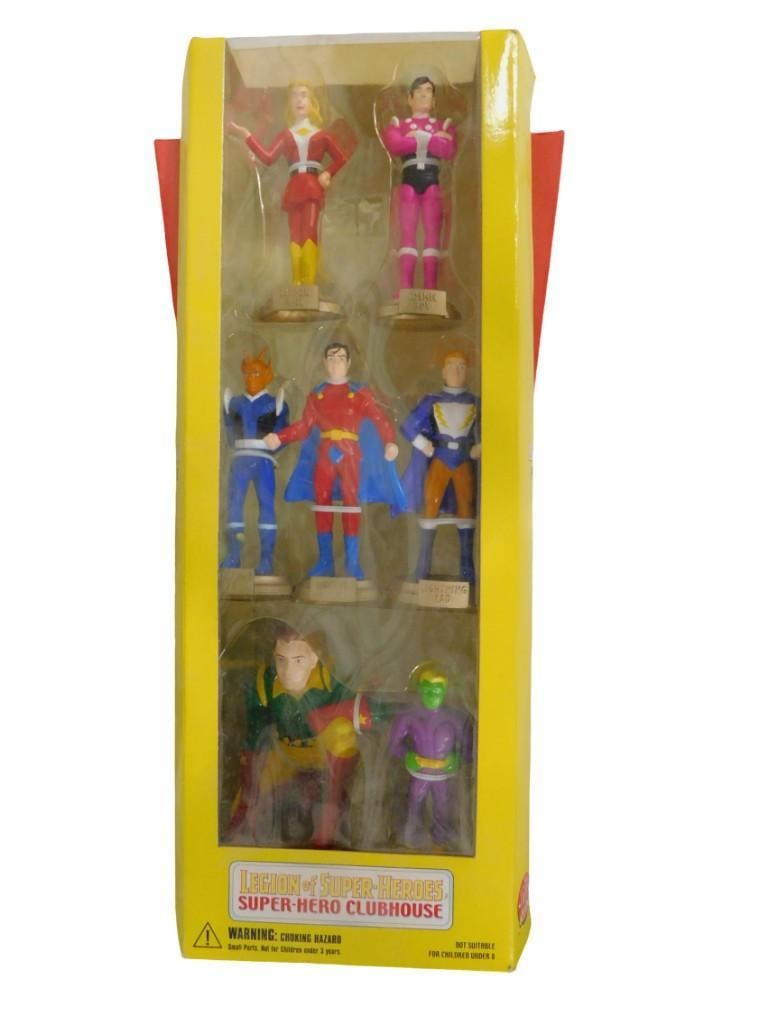 DC Direct Legion of Super Heroes Super-Hero Clubhouse 7 Figures New in Box (1 of 1)