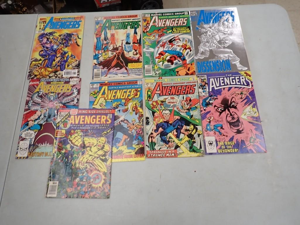 The Avengers Comic Books incl 25 Cent, 40 Cent, 50 Cent, Etc (1 of 6)