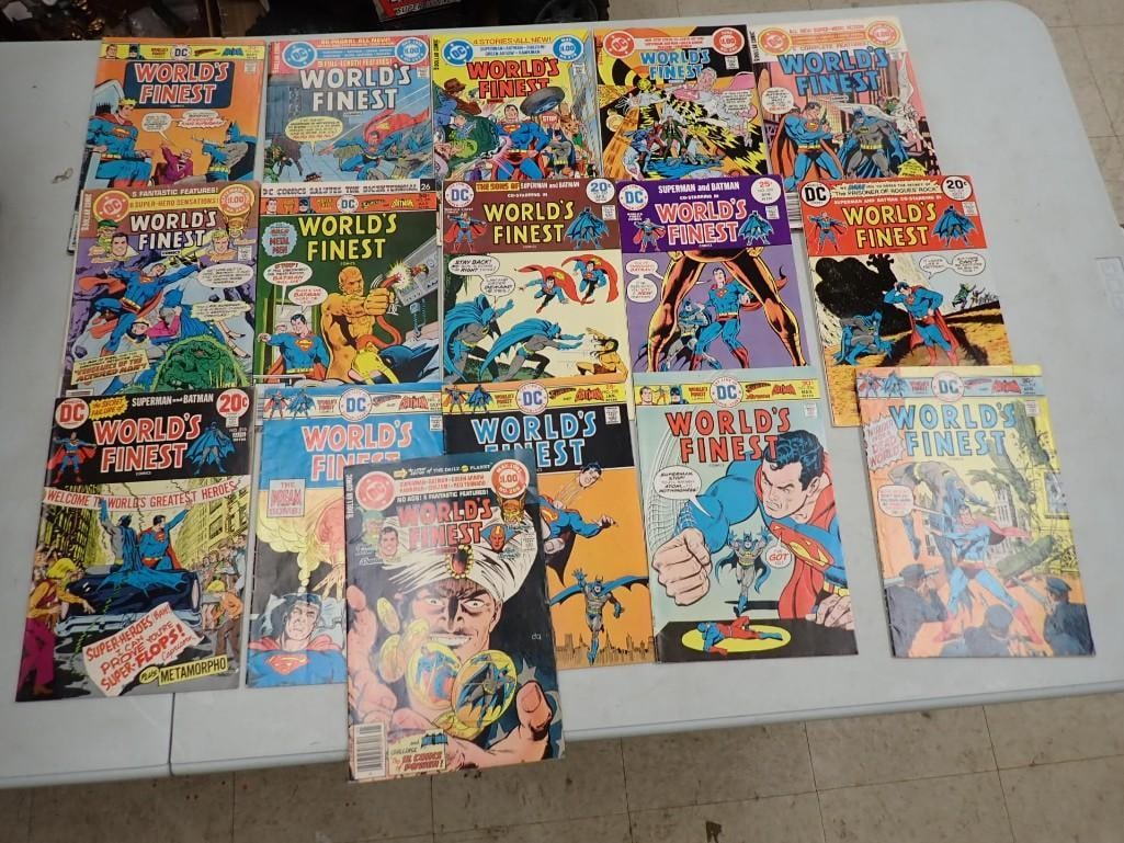 DC World's Finest Comic Books incl Superman and Batman, etc. Includes 20 cent, 30 cent, etc (1 of 8)