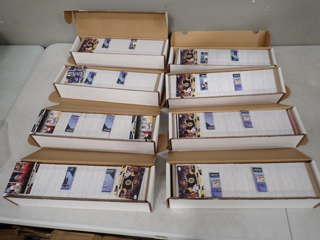 8 Flats full of Hockey Cards - Likely complete sets, but unchecked. (1 of 9)