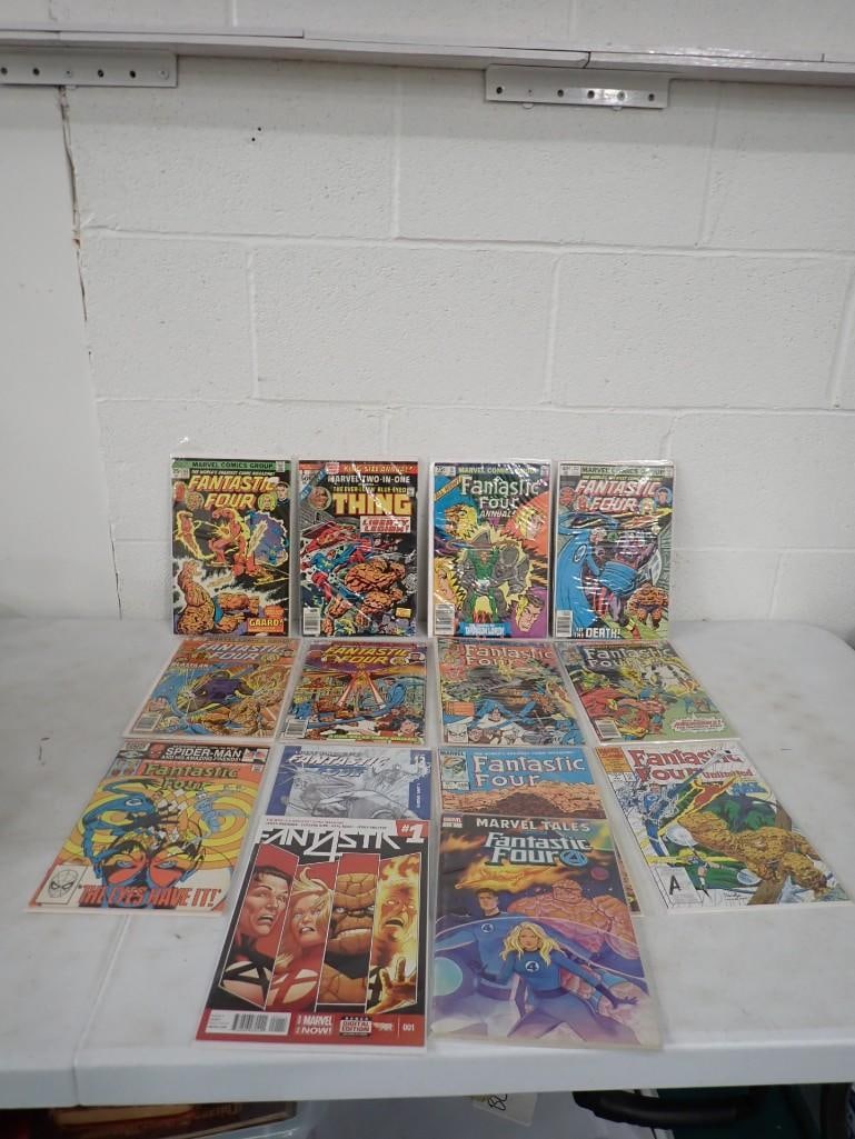 Comic Books incl Fantastic Four and 1 Thing . Incl 25 cent, 40 cent, 50 cent, etc (1 of 7)