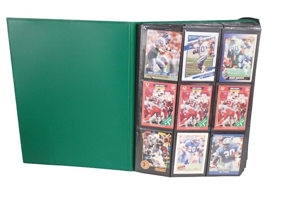 Binder of 300+ Sports Cards Football Cards incl NFL Hall of Fame, Rookies, Stars: Binder of 300+ Sports Cards Football Cards incl NFL Hall of Fame, Rookies, Stars All pictures are considered part of the description and should be examined carefully by bidders. Live Auctioneers
