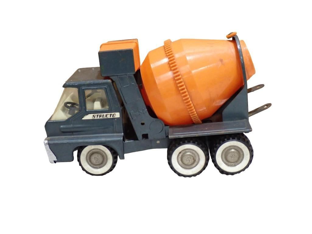 Vintage Structo Cement Mixer Truck Pressed Steel Toy (1 of 6)