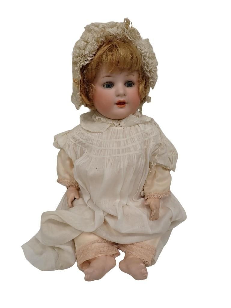 Vtg 1922 Jutta Baby Doll, Marked "1922 Jutta Baby, Made in Dressel Germany 10 1/2" 19" Tall (1 of 9)