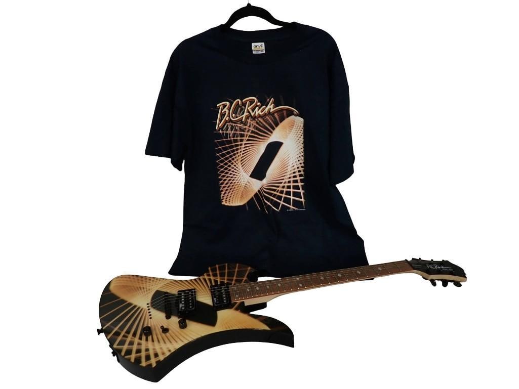 BC Rich Spiral Electric Guitar with Matching T-Shirt from 2003 Body Art Edition - Very nice Shape (1 of 20)