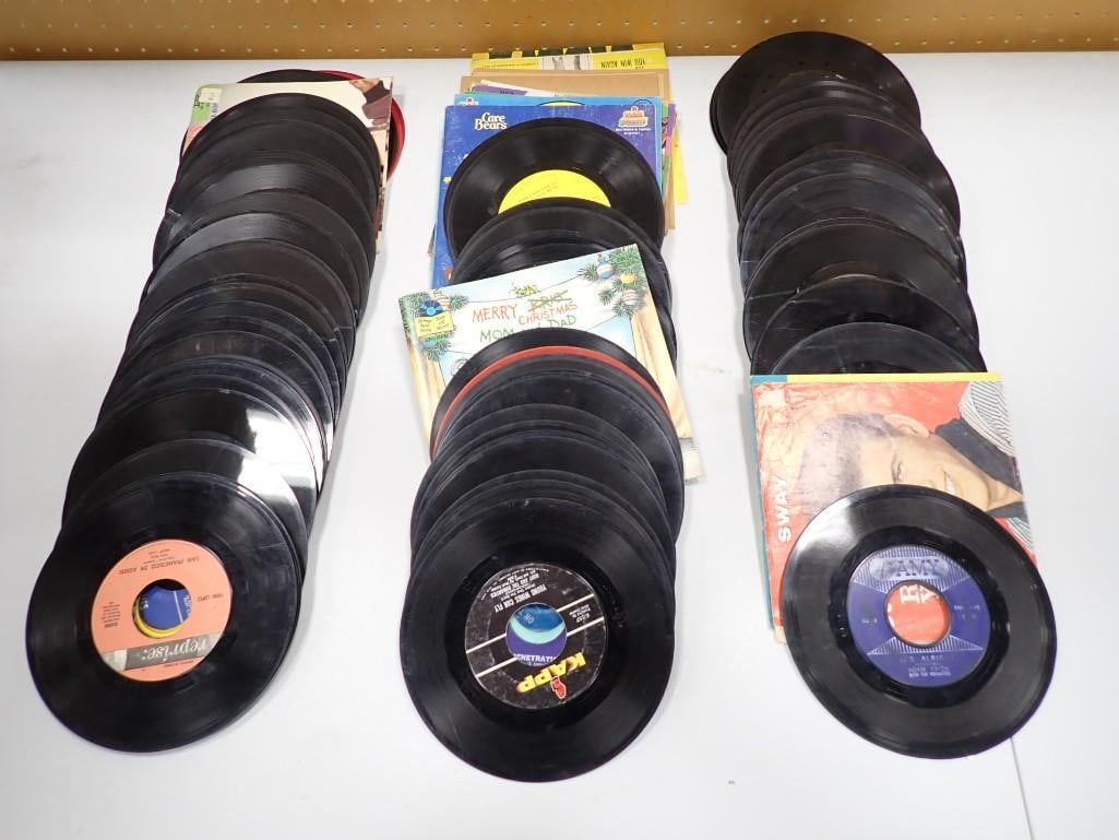 Vinyl 45RPM Record Lot including some Children's (1 of 8)
