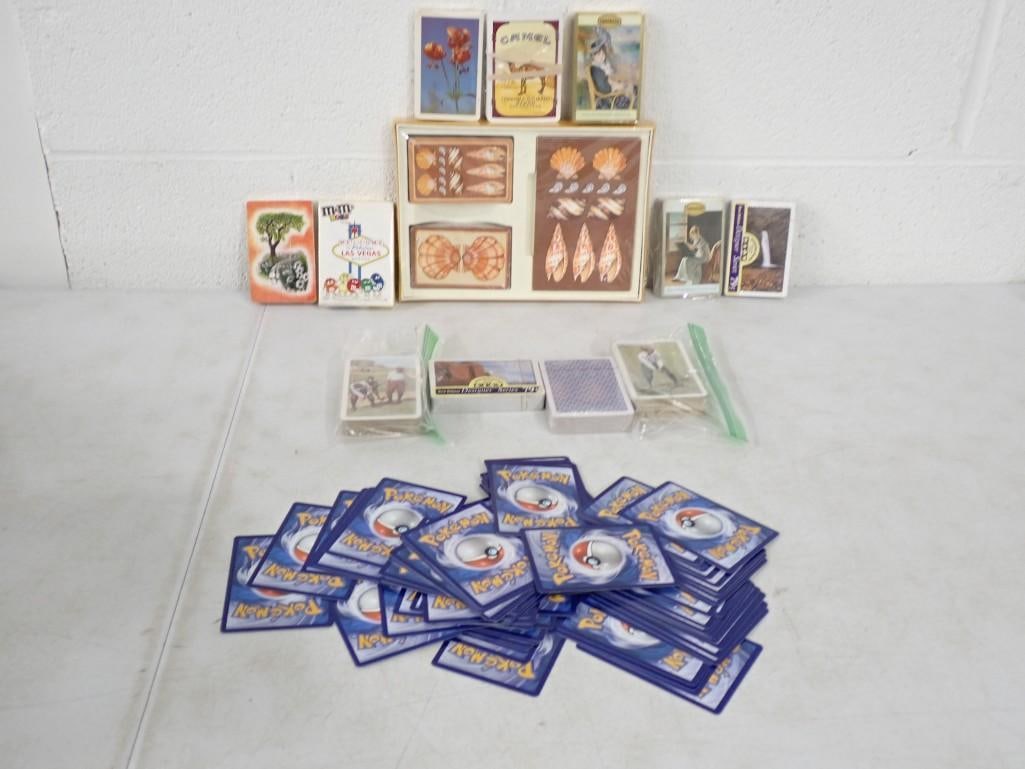 Pokemon Cards, Decks of Playing Cards, etc (1 of 7)