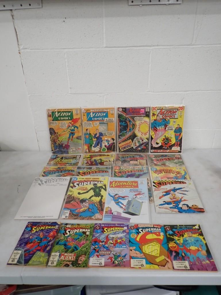 Comic Books incl Superman, Superboy, Action Comics, Etc. Incl 20 cent, etc (1 of 7)