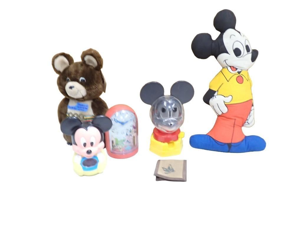 Vintage Moscow Olympics Souvenir Plush Bear, Disney Mickey Mouse Gumball Machine, Mickey Mouse Plush (1 of 7)