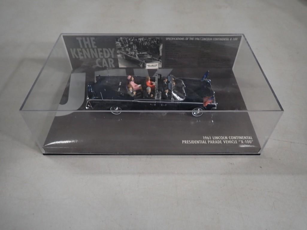 1:43 Scale JFK Kennedy 1961 Lincoln Continental X-100 Assassination Replica Car - Paul's Model Art (1 of 13)