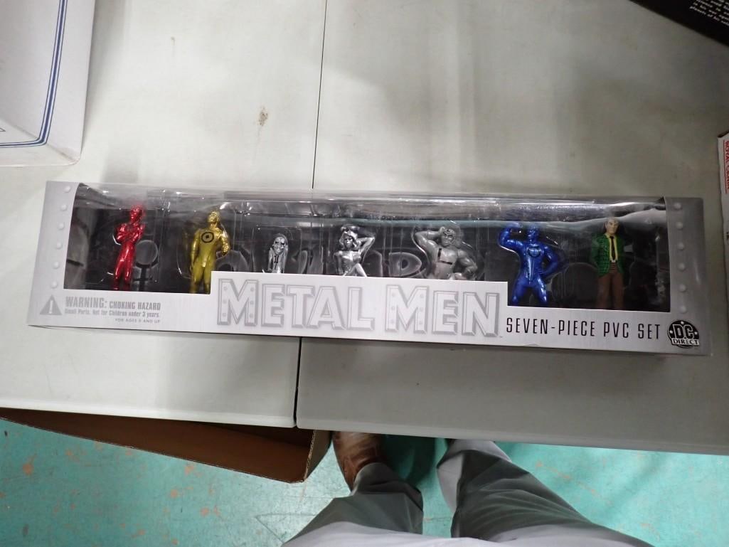 2001 DC Direct Metal Men Seven-Piece PVC Figure Set New in Box (1 of 7)