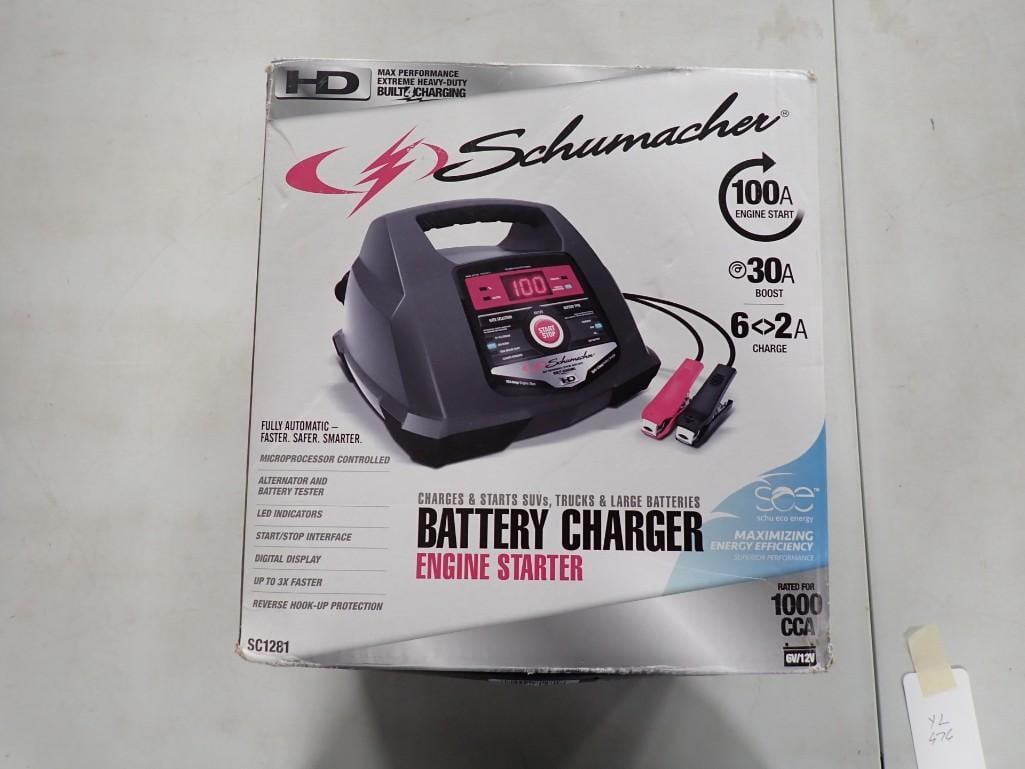 Car Battery Charger / Engine Starter with Box - untested (1 of 6)