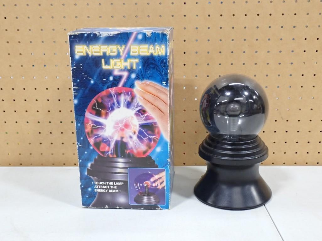 Plasma Ball Energy touch light with box: Plasma Ball Energy touch light with box All pictures are considered part of the description and should be examined carefully by bidders. Live Auctioneers is now offering Live Shipping through them. Th