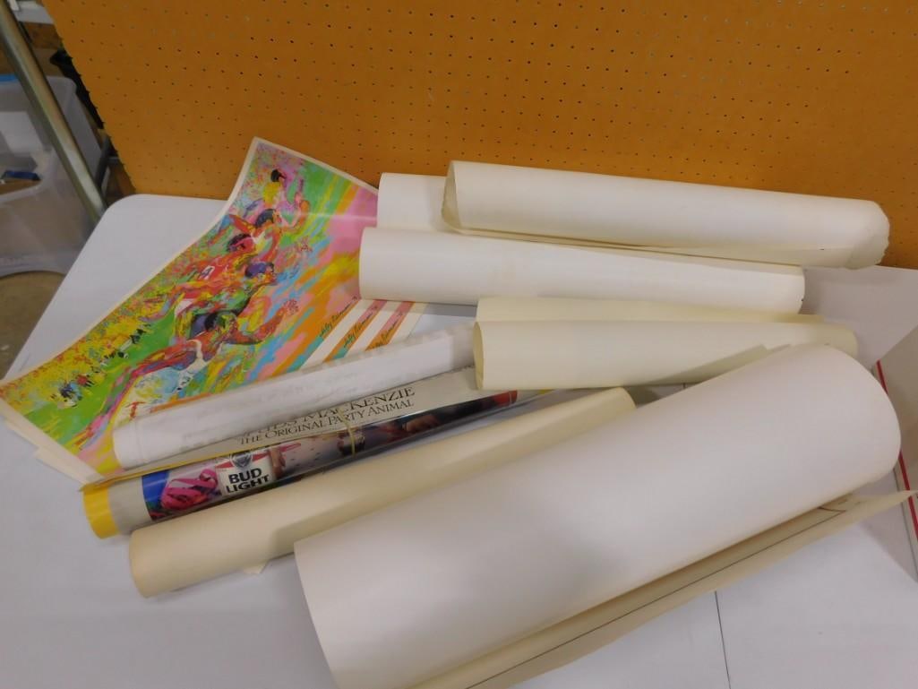 Prints and Posters incl 4 Leroy Leiman, an Alberto Vargas, A Picasso Print, Etc: Prints and Posters incl 4 Leroy Leiman, an Alberto Vargas, A Picasso Print, Etc All pictures are considered part of the description and should be examined carefully by bidders. Live Auctioneers is now