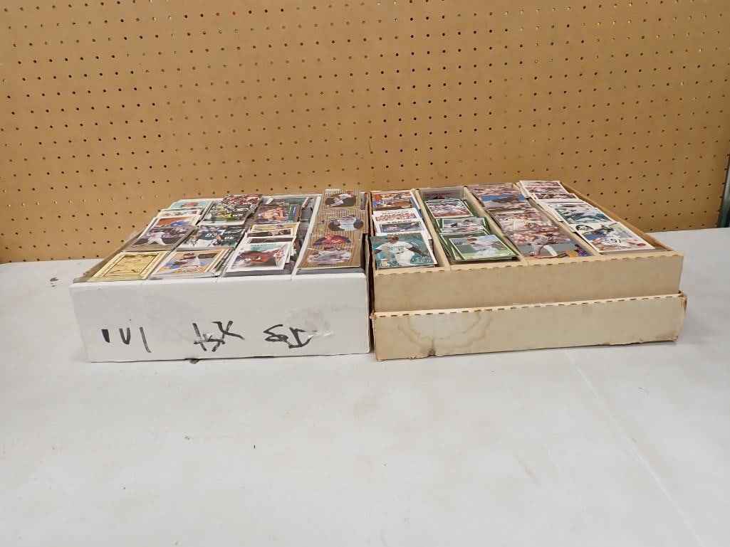 Sports Cards - Two Large Flats of Baseball, Football, etc.: Sports Cards - Two Large Flats of Baseball, Football, etc. All pictures are considered part of the description and should be examined carefully by bidders. Live Auctioneers is now offering Live Shippi