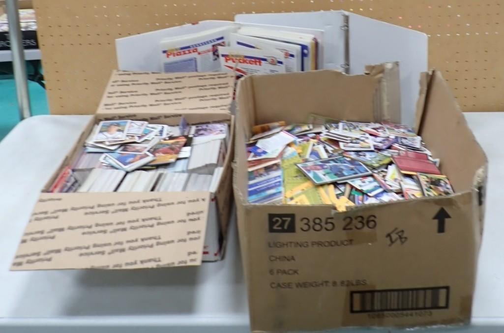 Lots of assorted Sports Cards including Baseball, Basketball, Scorecards, etc.: Lots of assorted Sports Cards including Baseball, Basketball, Scorecards, etc. All pictures are considered part of the description and should be examined carefully by bidders. Live Auctioneers is now 