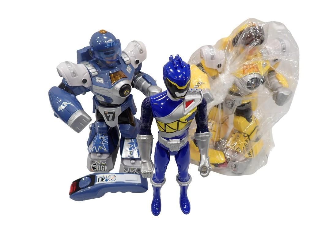 Toys Lot incl Power Rangers Dino Charge Action Figure, Hap-P-Kid M.A.R.S. Motorized Attack Robot Squ (1 of 11)