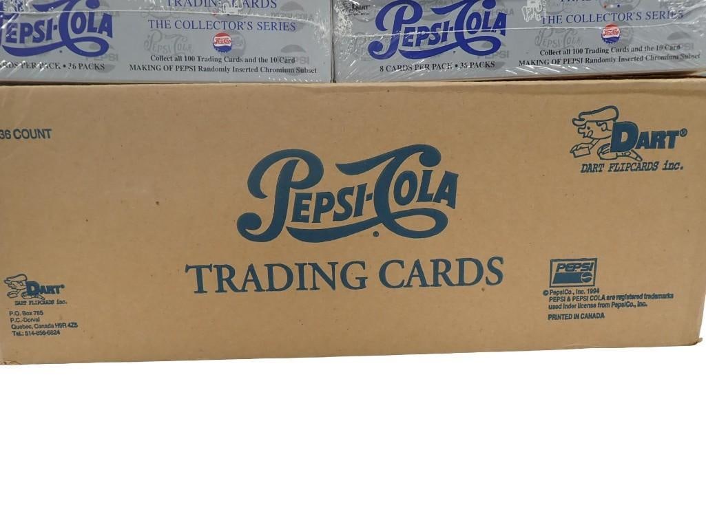 10 Factory Sealed Boxes of Pepsi Cola Trading Cards The Collector's Series - 2