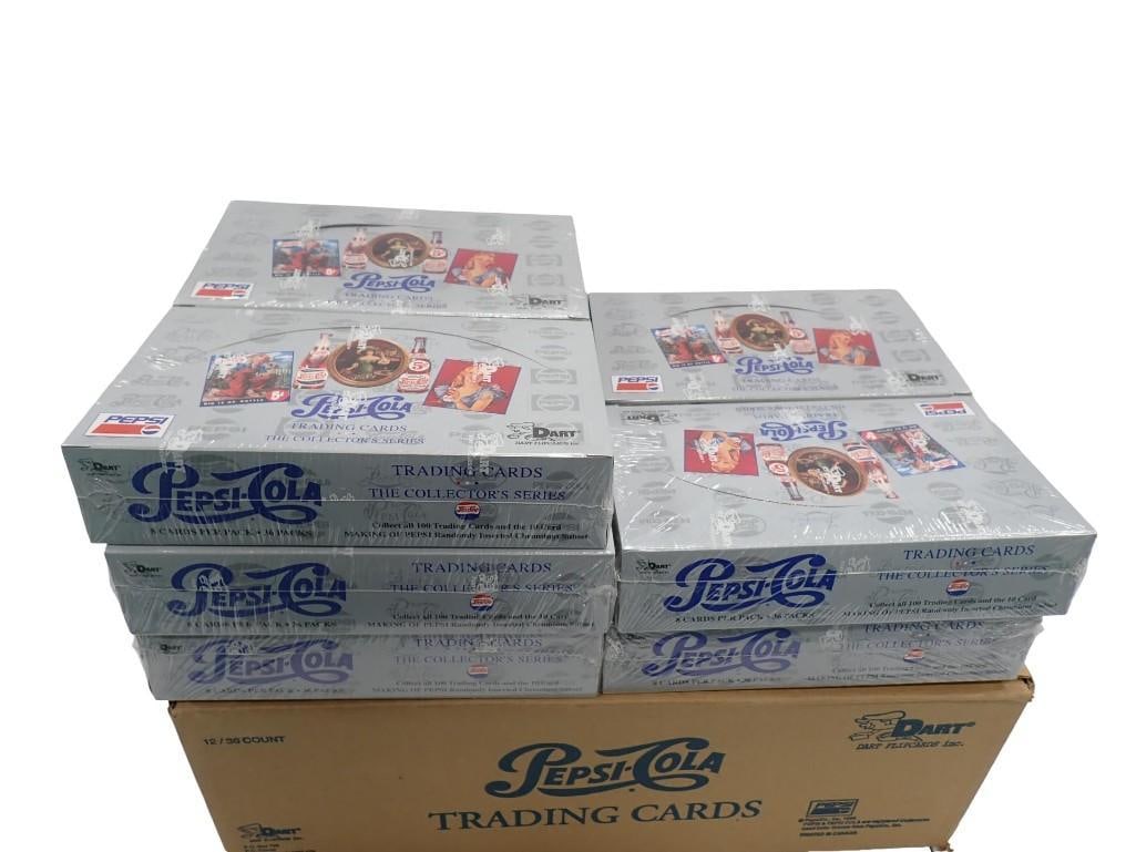 10 Factory Sealed Boxes of Pepsi Cola Trading Cards The Collector's Series - 3