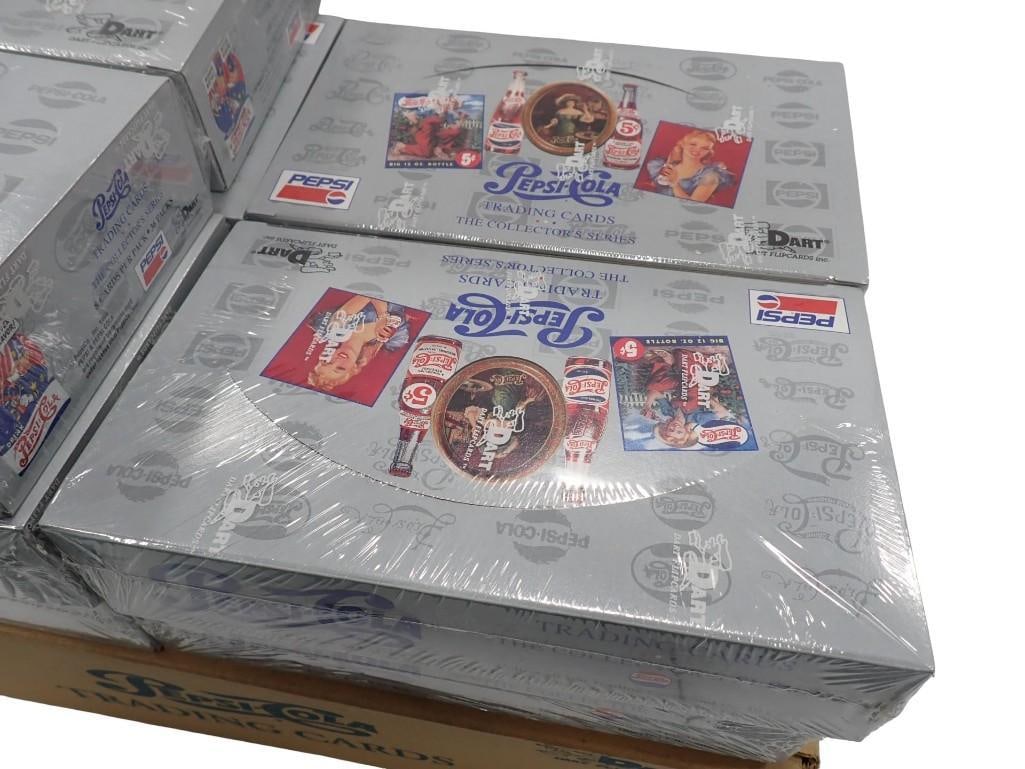 10 Factory Sealed Boxes of Pepsi Cola Trading Cards The Collector's Series - 5