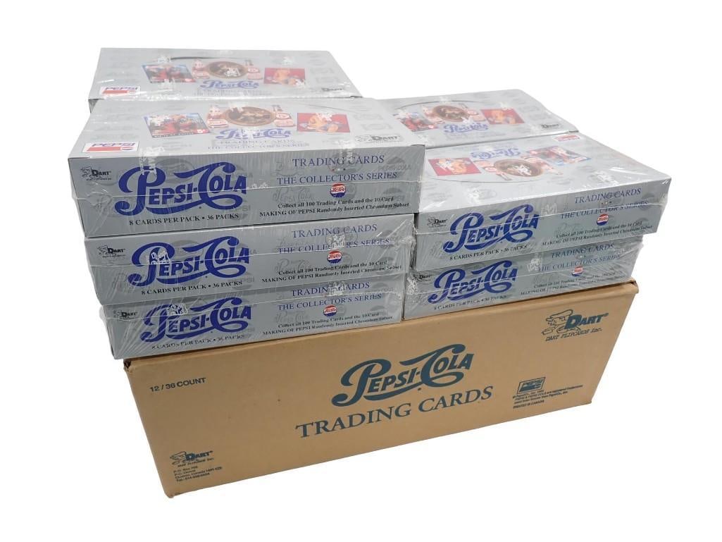 10 Factory Sealed Boxes of Pepsi Cola Trading Cards The Collector's Series - 7