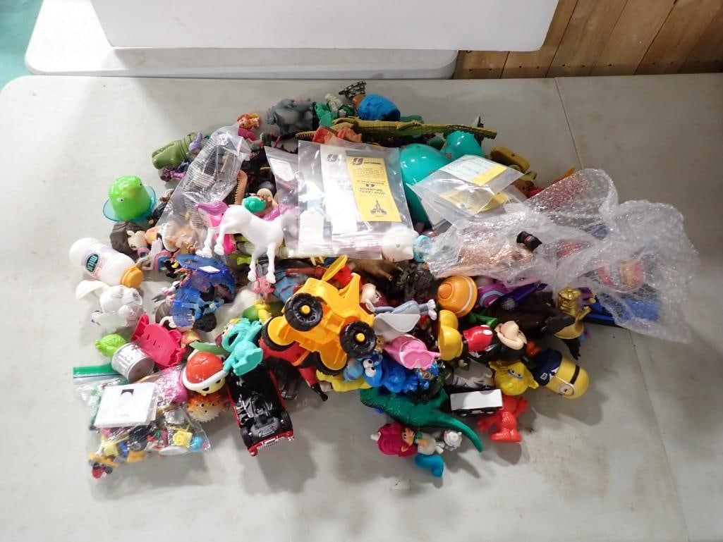 Lot of Small Toys incl Sesame Street, Mickey Mouse, Minions, Etc: Lot of Small Toys incl Sesame Street, Mickey Mouse, Minions, Etc All pictures are considered part of the description and should be examined carefully by bidders. Live Auctioneers is now offering Live 