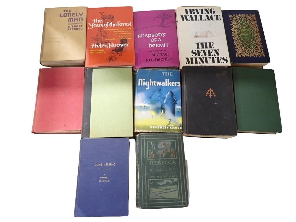 Lot of Books incl Vintage Duke Herring, Rebecca, The Nightwalkers, The Seven Minutes, (1 of 9)