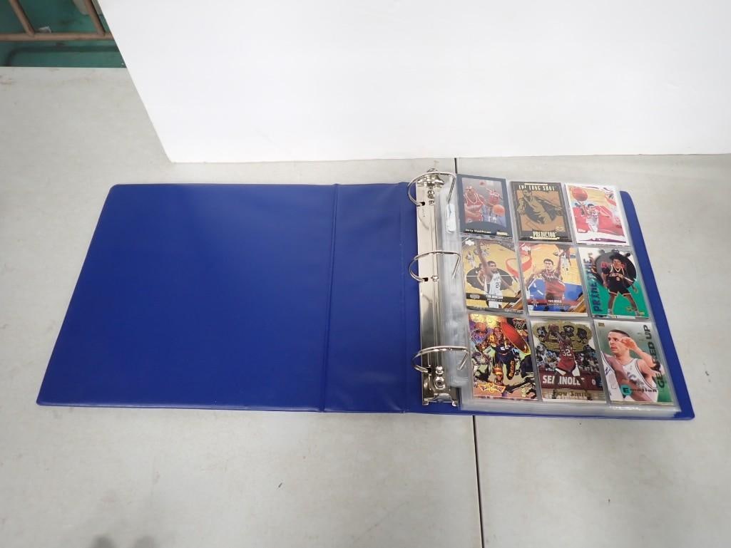Sports Cards incl Basketball Cards in a Binder: Sports Cards incl Basketball Cards in a Binder All pictures are considered part of the description and should be examined carefully by bidders. Live Auctioneers is now offering Live Shipping through t