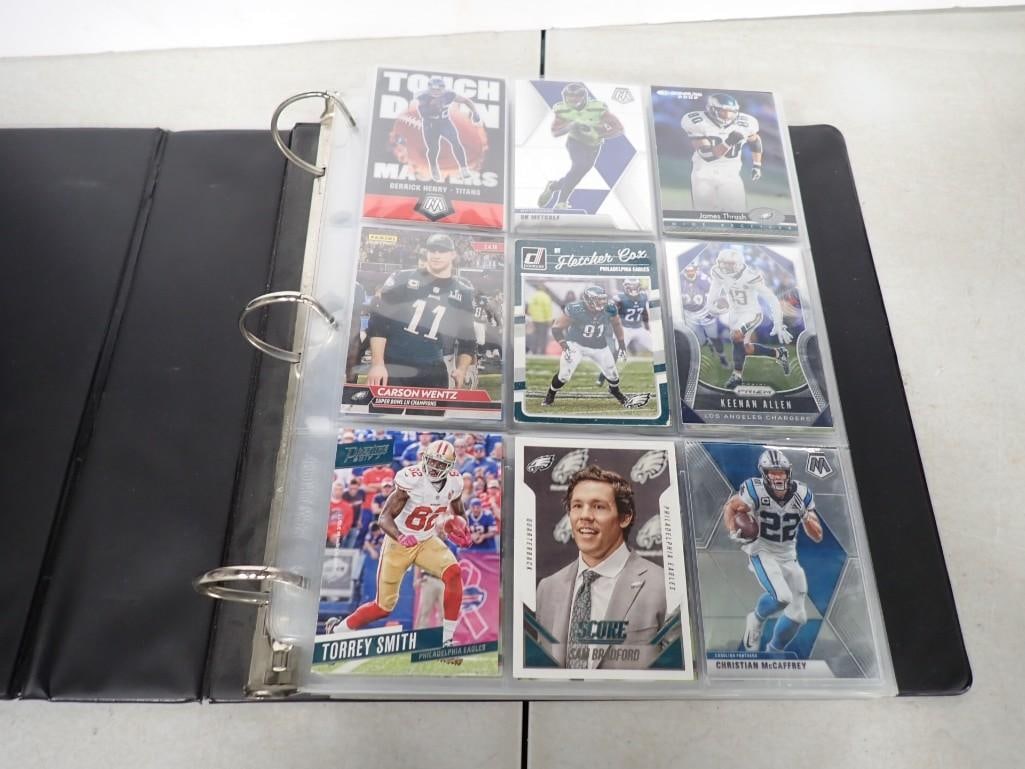 Sports Cards incl Football Cards in a Binder: Sports Cards incl Football Cards in a Binder All pictures are considered part of the description and should be examined carefully by bidders. Live Auctioneers is now offering Live Shipping through the